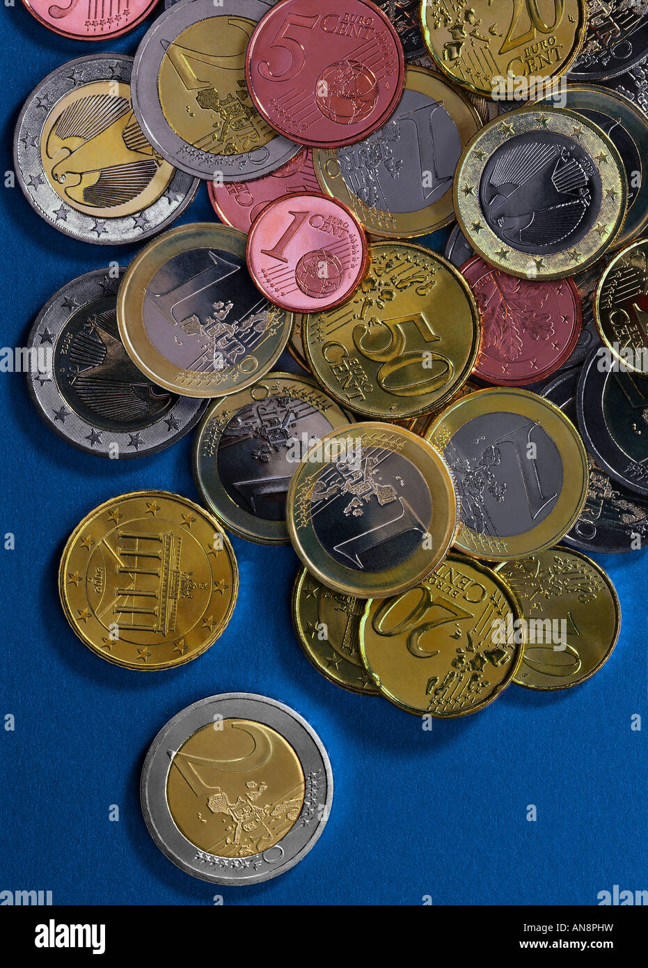 European coins Stock Photo