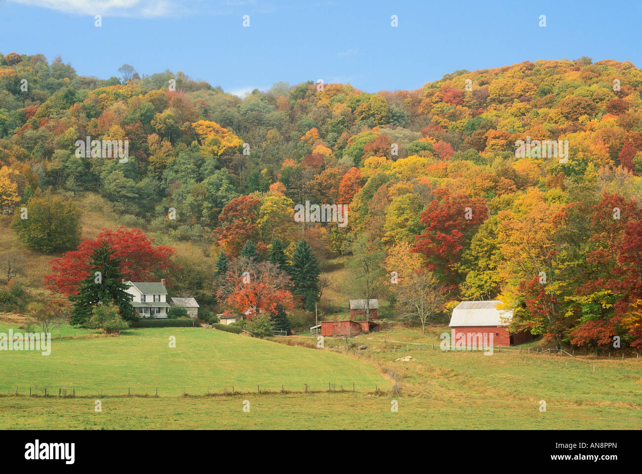 Farm, Valle Crucis, North Carolina, USA Stock Photo Alamy
