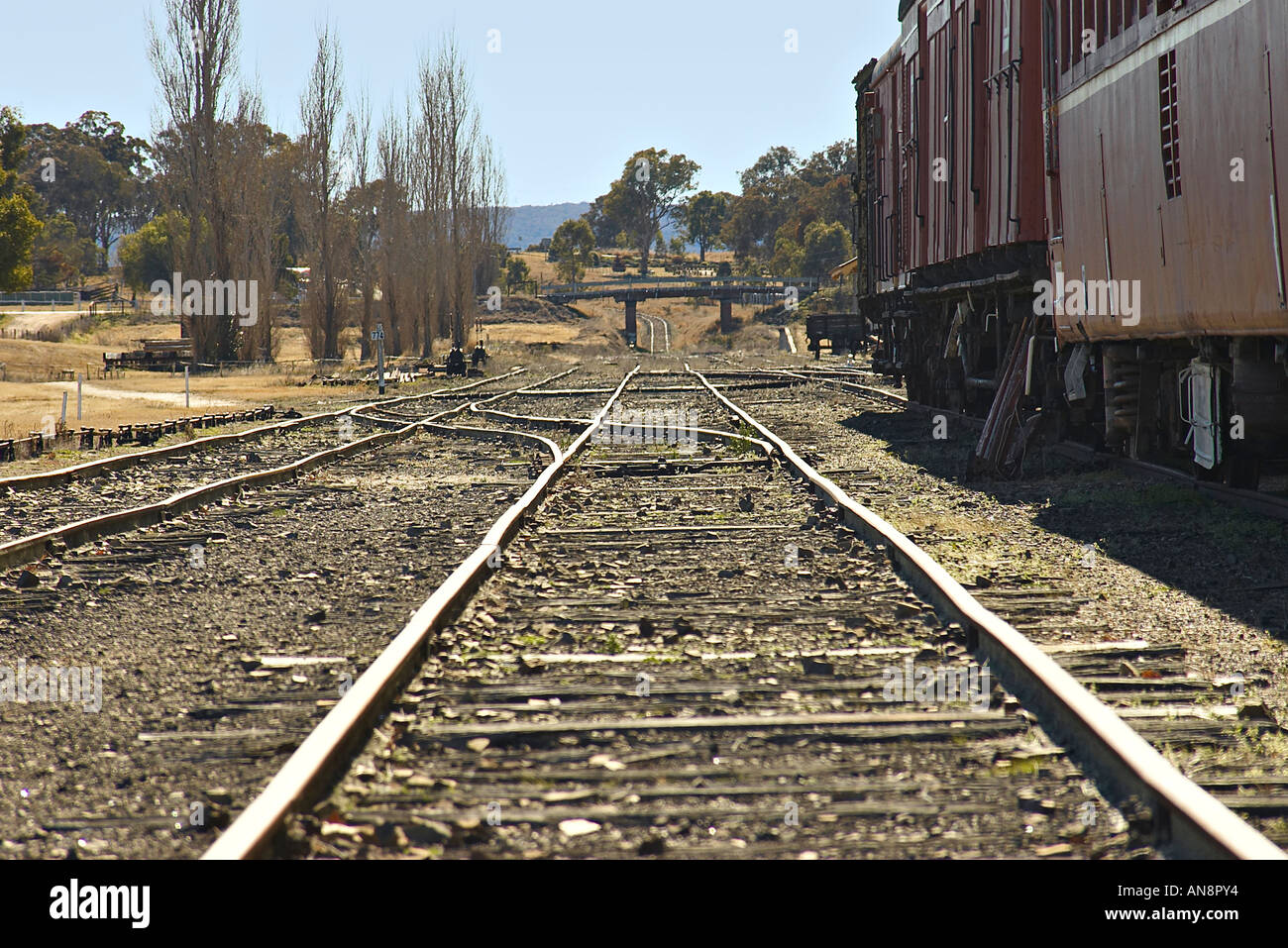 Old railway line hi-res stock photography and images - Alamy