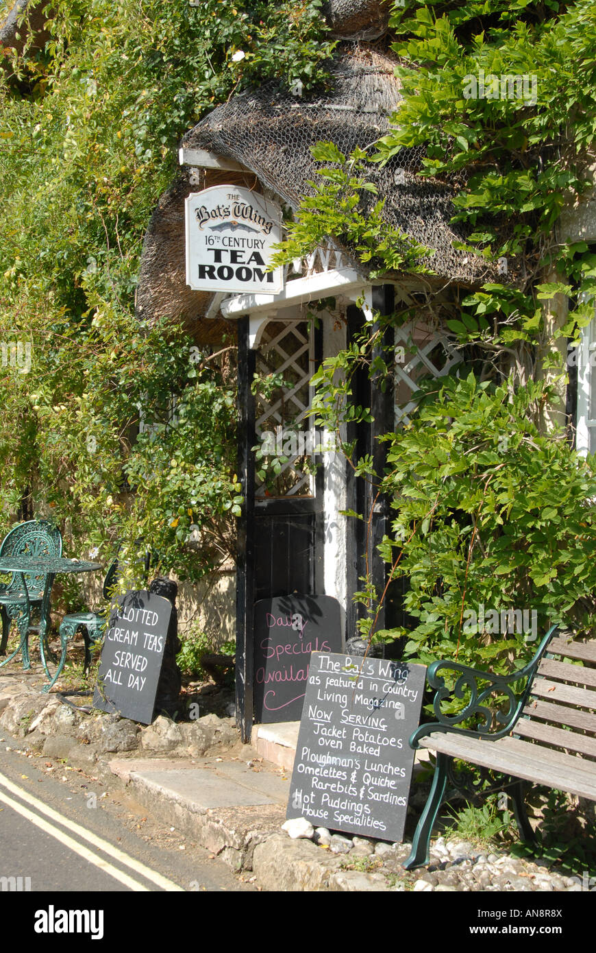 An English tea room in a small village on the Isle of Wight,Britain