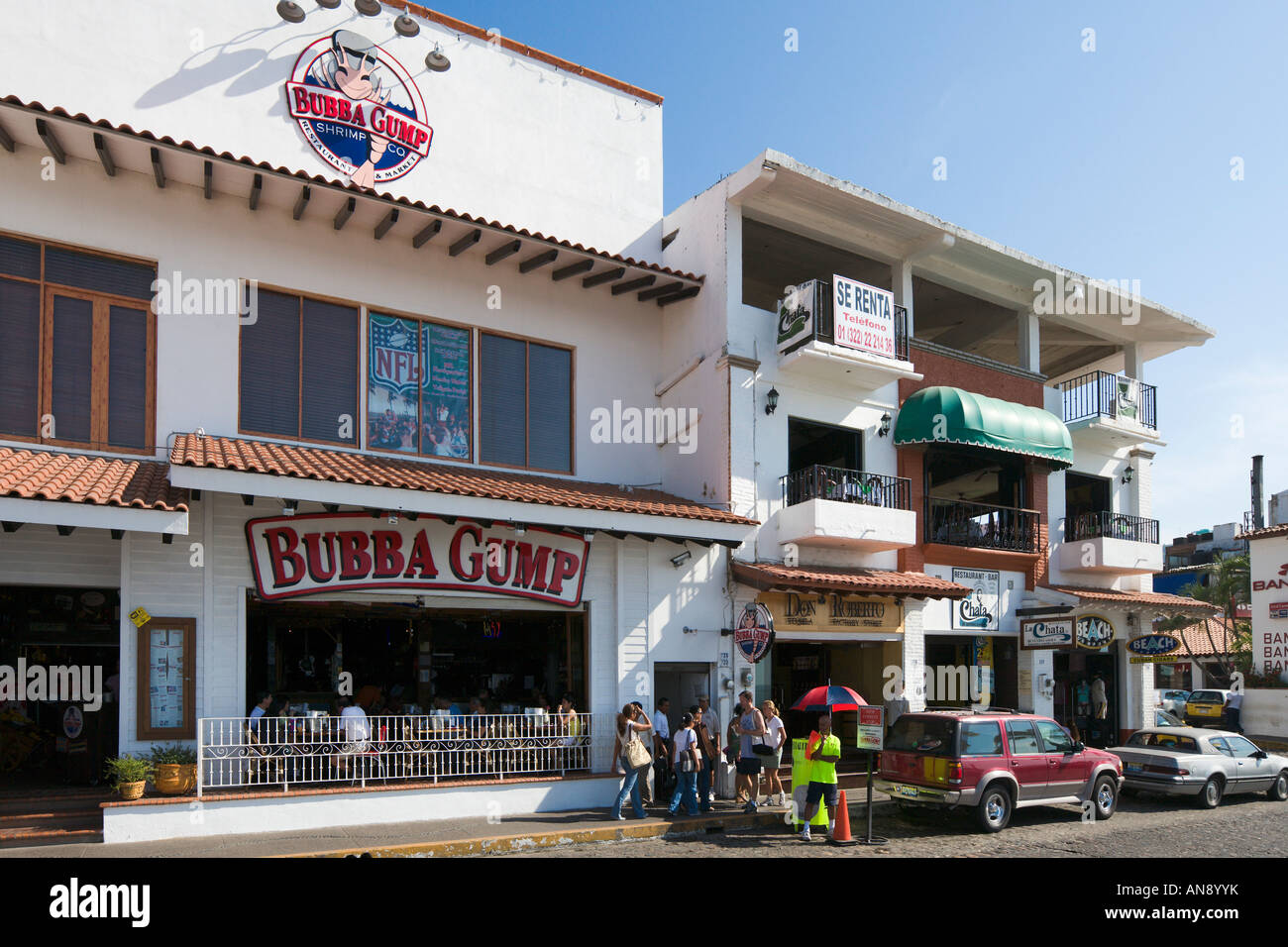 Seafront Restaurant, Malecon, Old Town, Puerto Vallarta, Jalisco