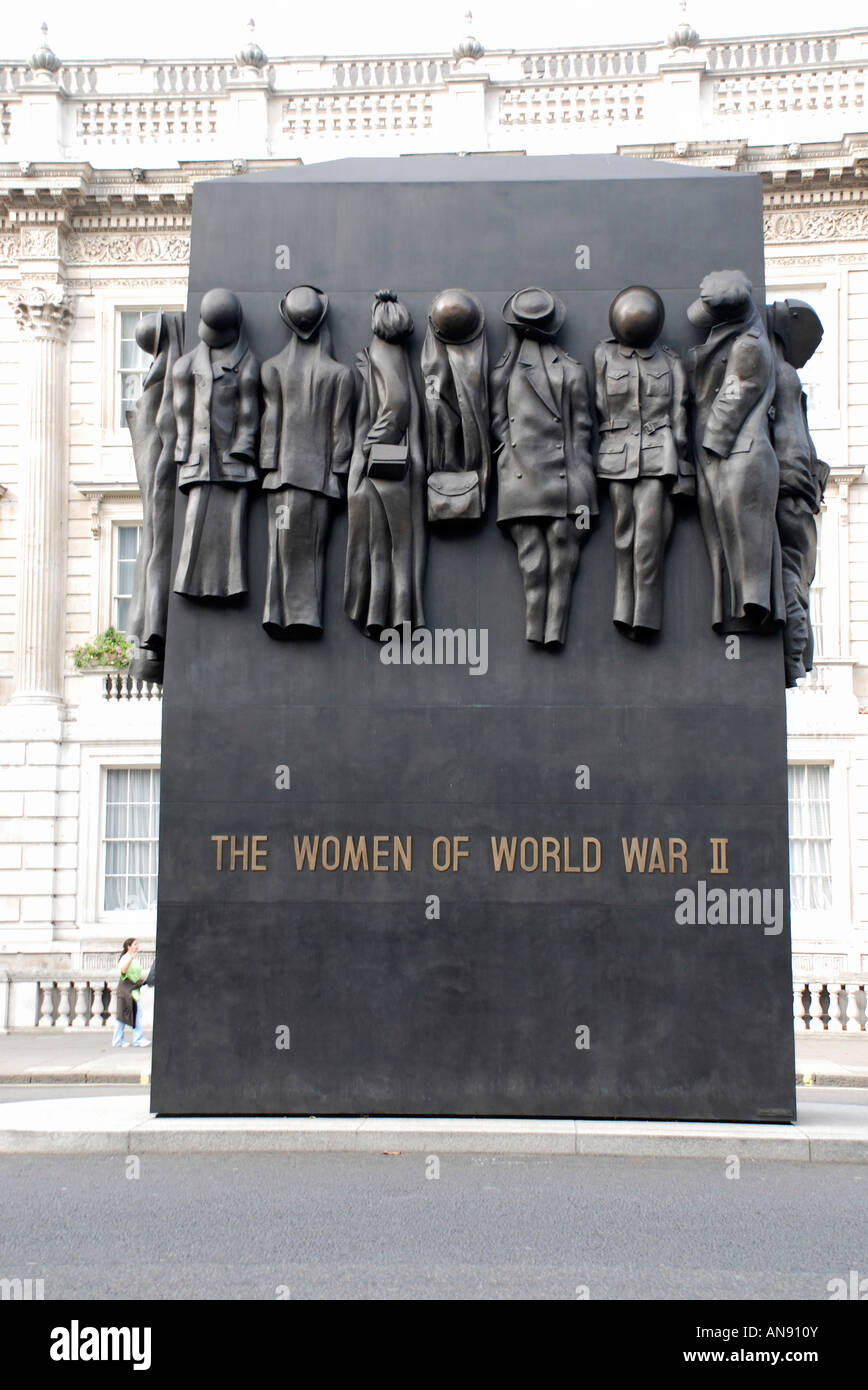 Women of World War II monument Whitehall London Stock Photo - Alamy