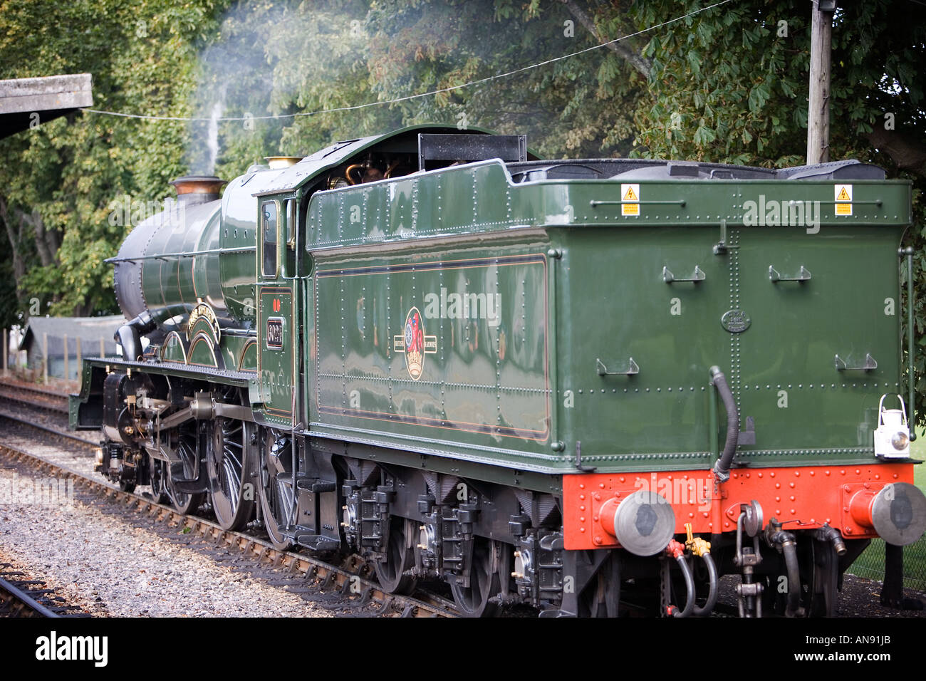 Rear of King Edward I Main Line Steam Express Train and Tender at a