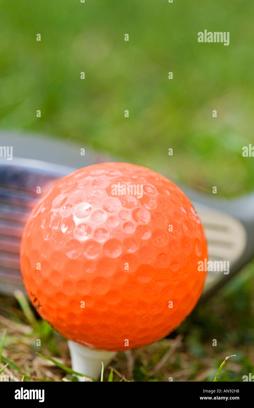 Wooden golf club ball hires stock photography and images Alamy