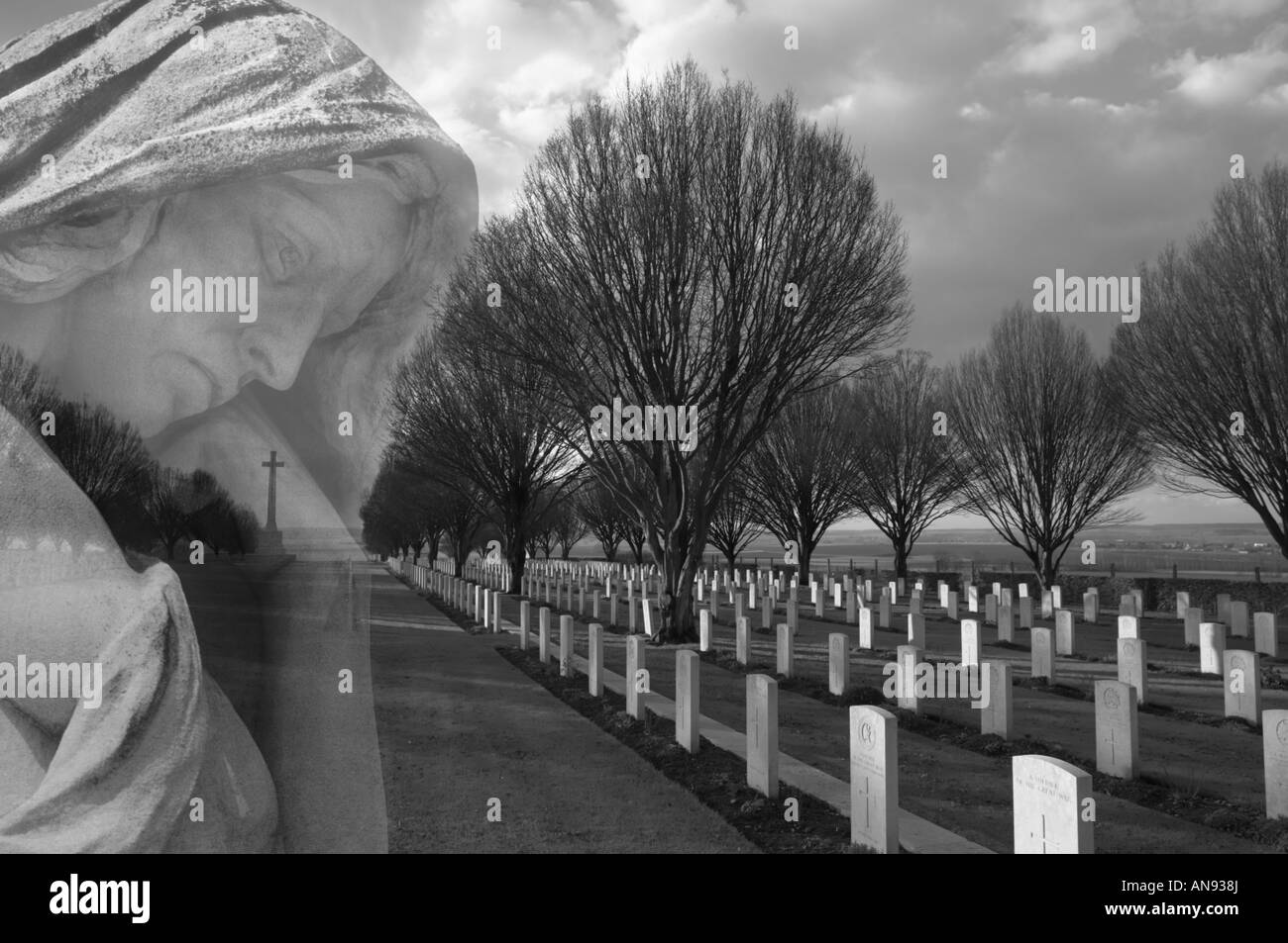 First World War montage Stock Photo