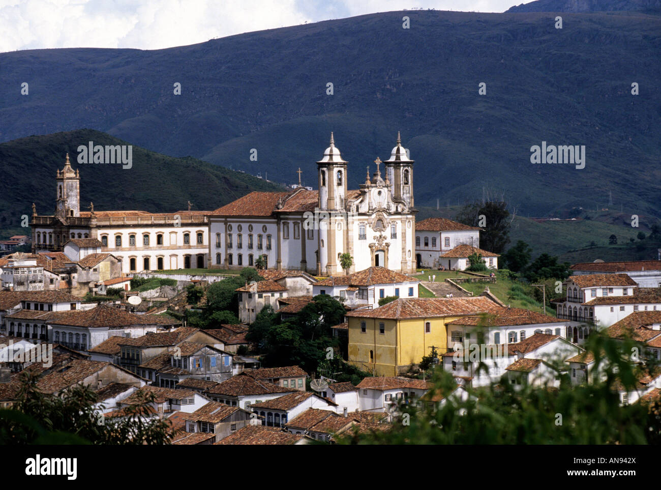 Church of Our Lady of Mount Carmel, ouro preto, Minas Gerais, Brazil Stock Photo