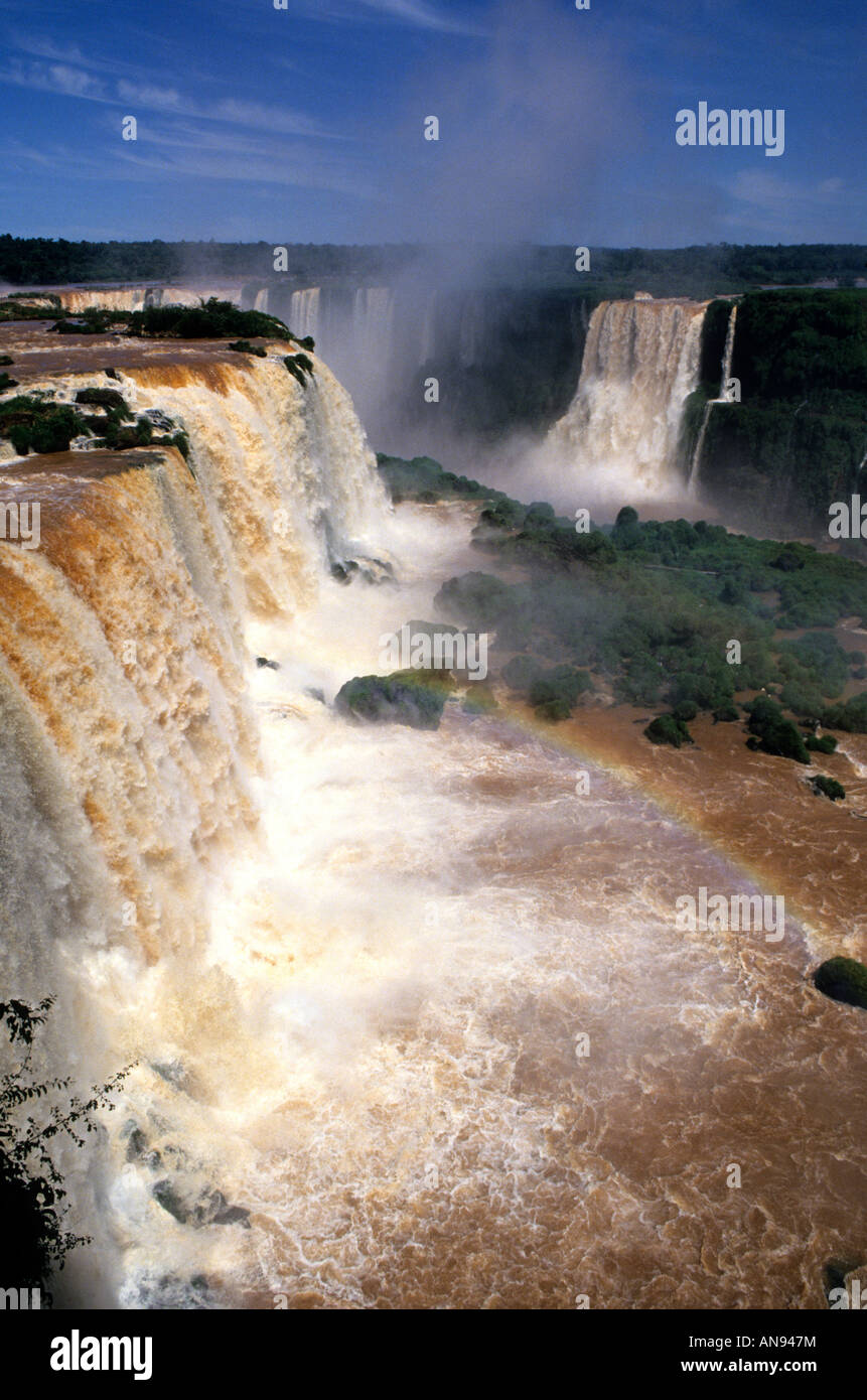 Iguacu Falls Brazil Stock Photo