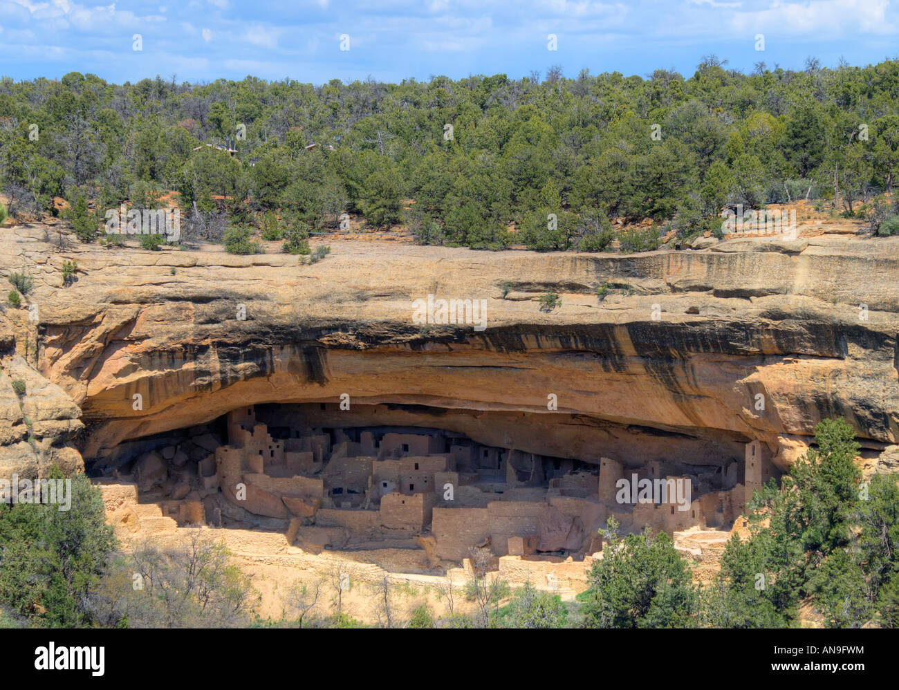 Cliff Palace - Mesa Verde National Park in Colorado, USA Stock Photo ...