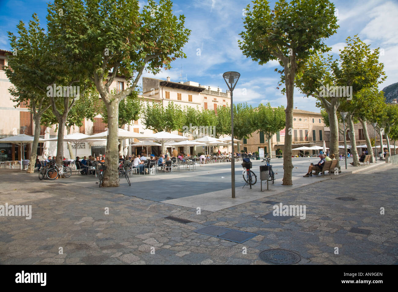 Pollenca old main square High Resolution Stock Photography and Images ...