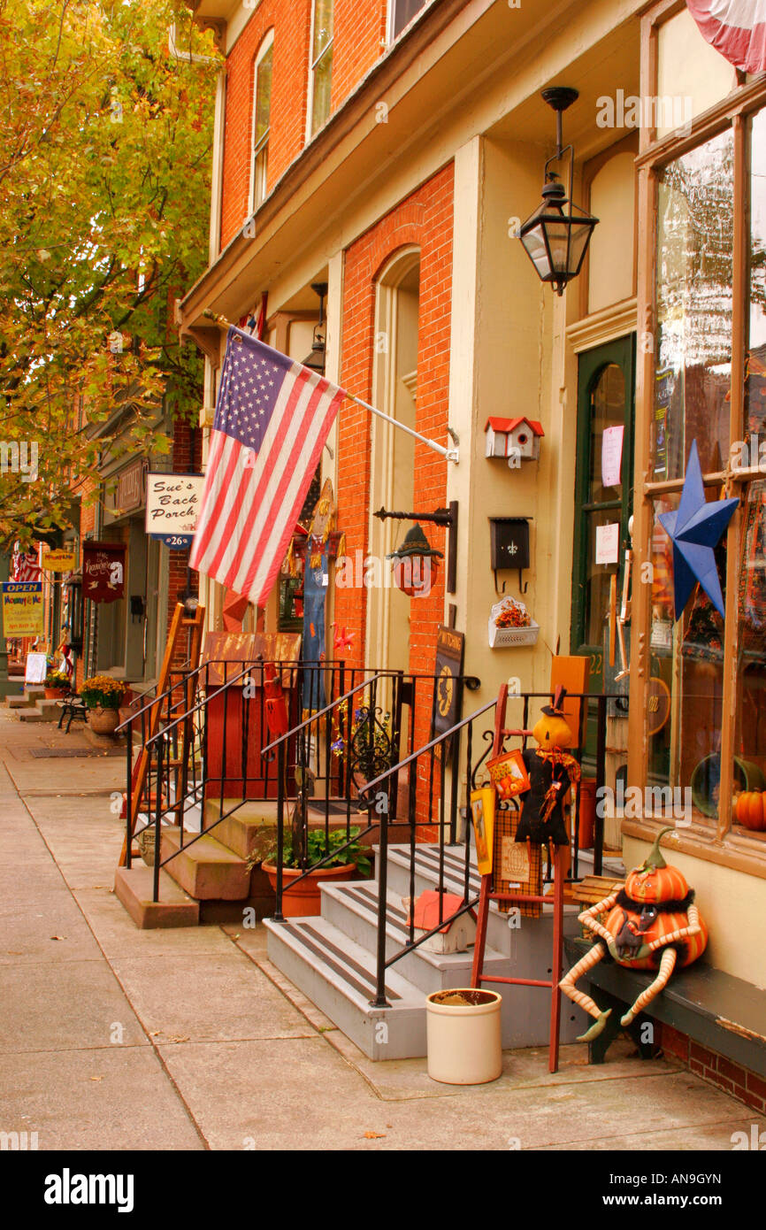 Downtown Lititz, Pennsylvania, USA Stock Photo Alamy