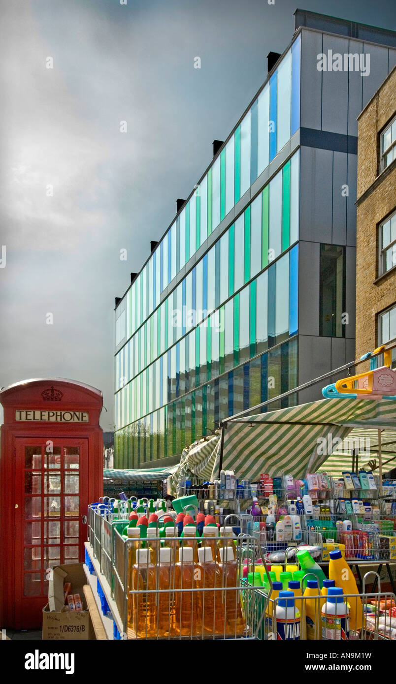 Idea Store Whitechapel Adjaye Assoc 2001-5, London Stock Photo