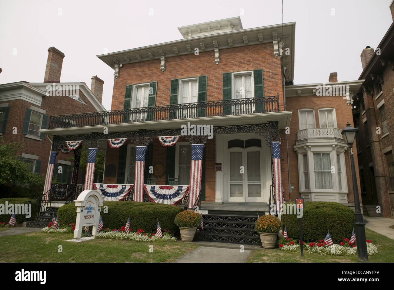 Memorial Day Museum Waterloo New York Finger Lakes region Stock Photo