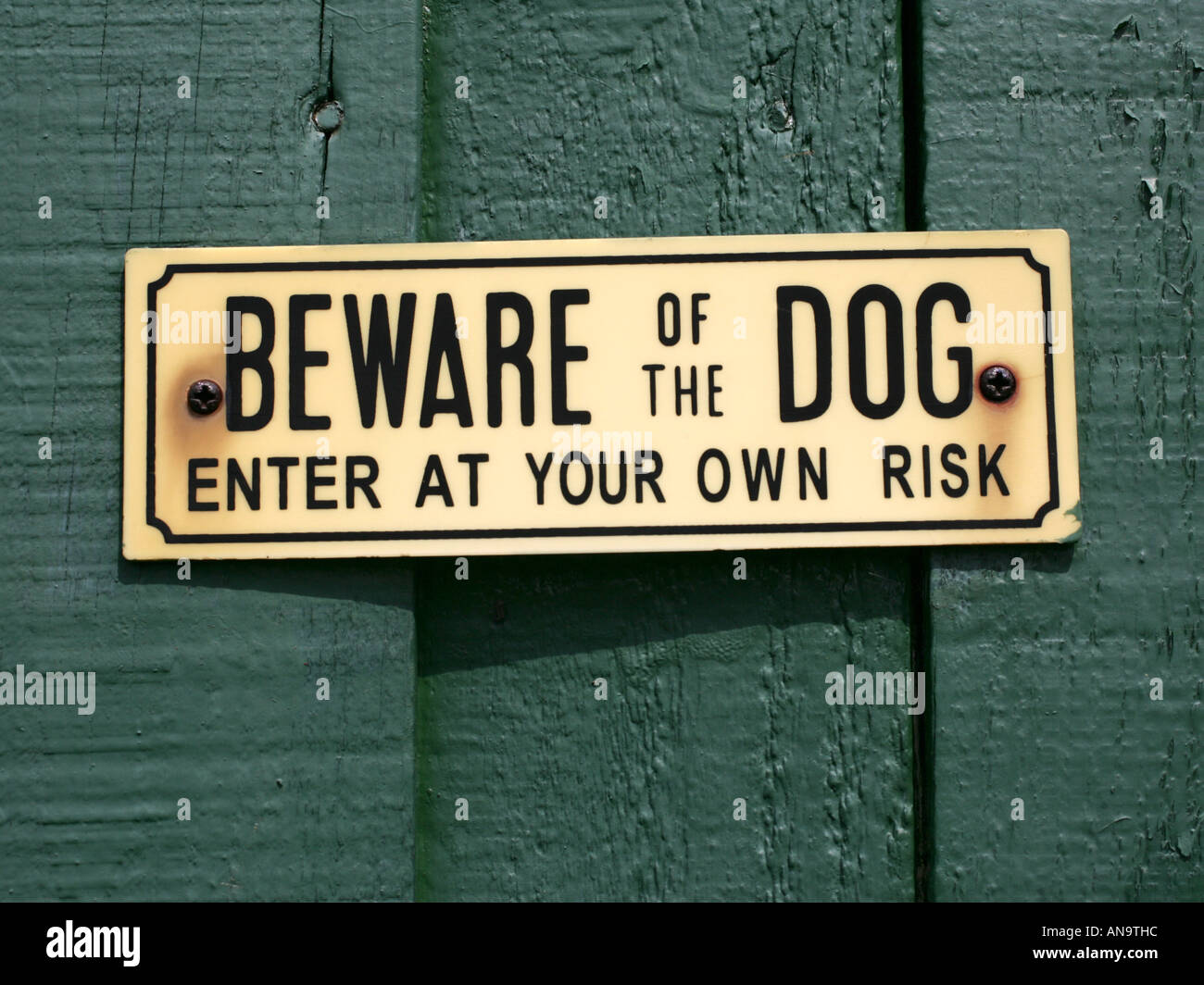 BEWARE OF THE JACK RUSSELL ENTER AT YOUR OWN RISK METAL SIGN.DOG WARNING SIGN 
