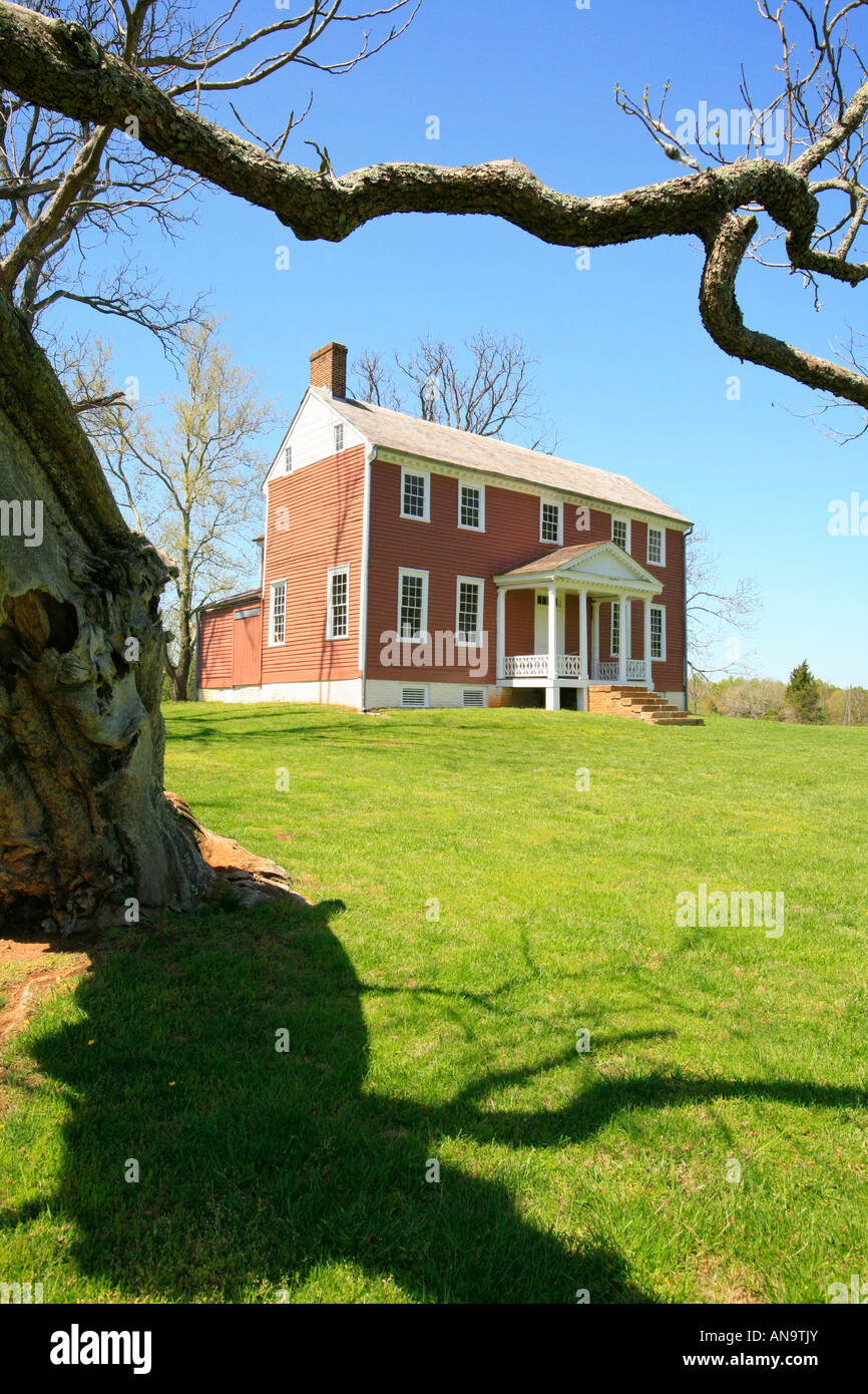 Ellwood, Fredericksburg & Spotsylvania Battlefields Memorial National Military Park, Chancellorsville, Virginia, USA Stock Photo