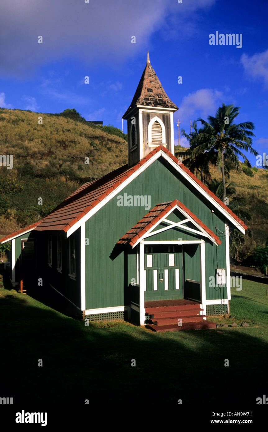 Kahakuloa Hawaiian Congregational Church, Kahakuloa Maui, Hawaii USA