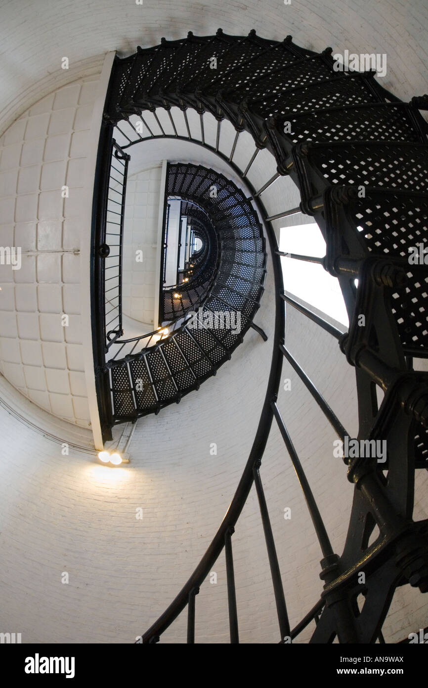 steps inside lighthouse to top St Augustine Lighthouse and Museum St ...