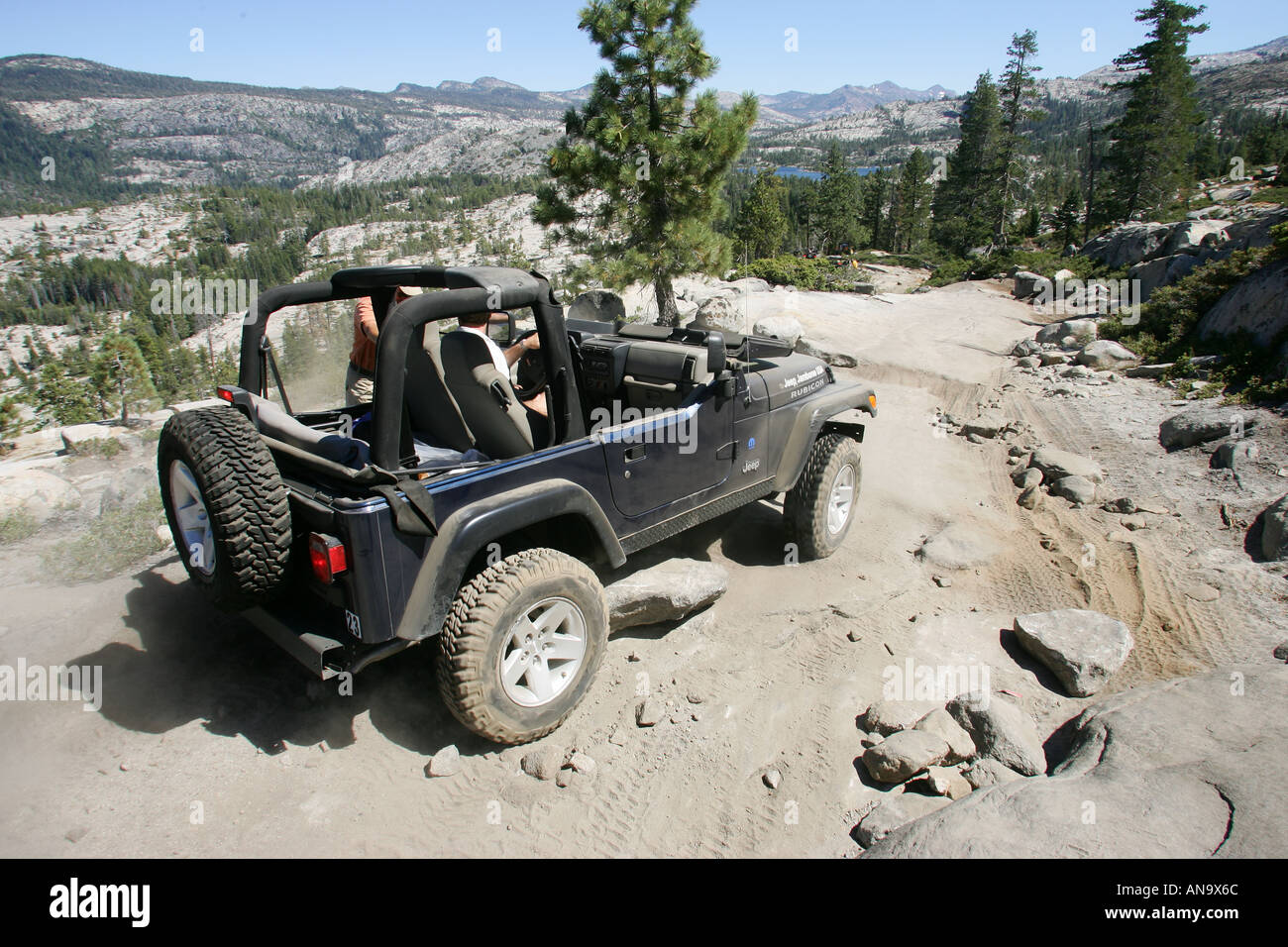 The Rubicon trail, Lake Tahoe Nevada. One of the toughest 4 x 4 trails