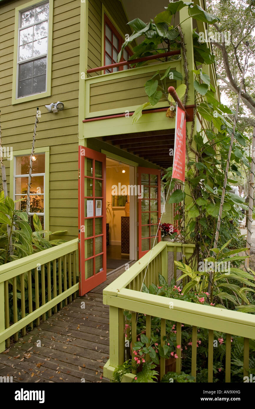 Towles Court artist community Gulf Coast Sarasota Florida Stock Photo