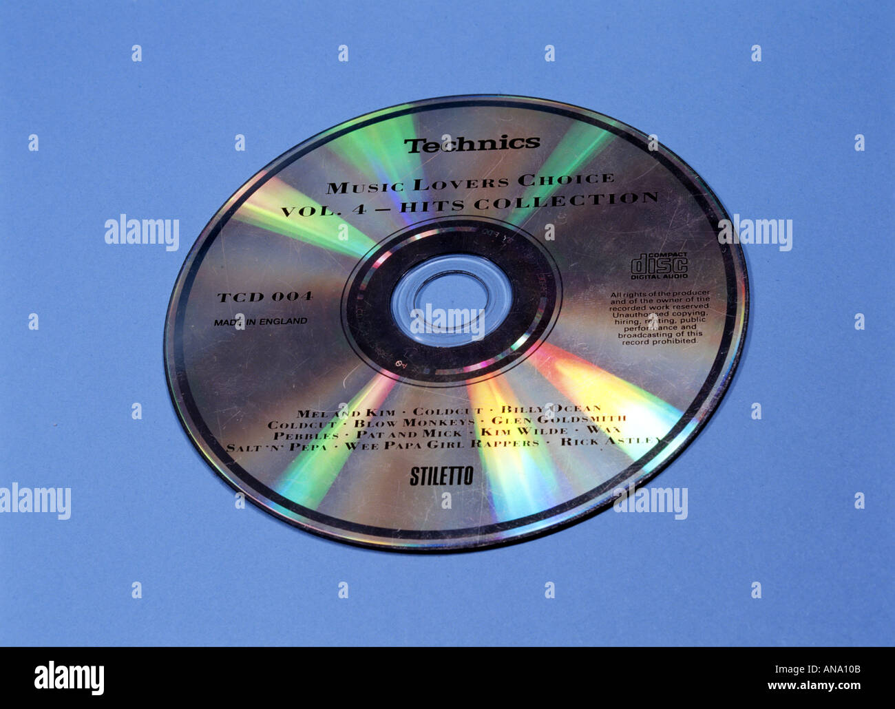 A music CD Stock Photo