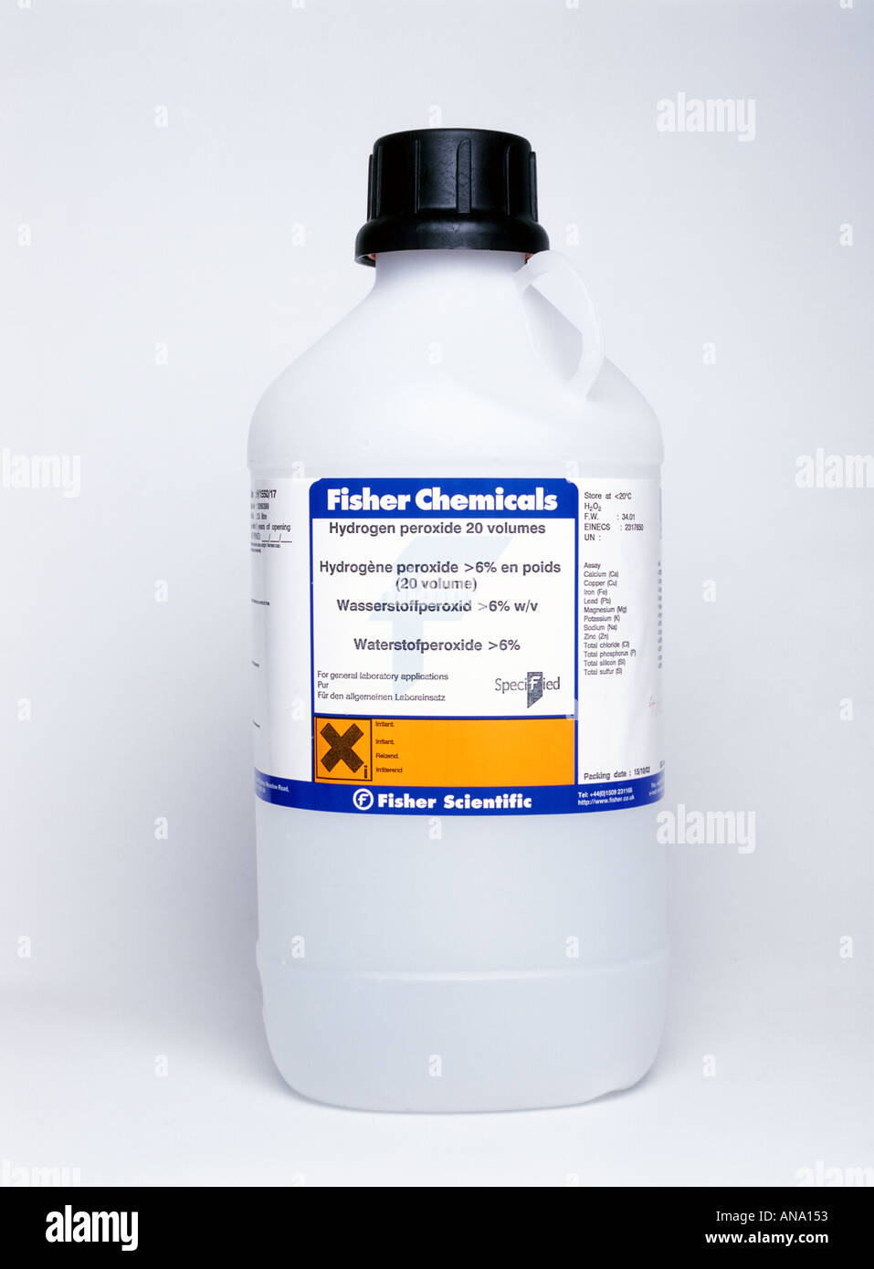 A Plastic Container Of Hydrogen Peroxide H2o2 20 Volumes A Plastic Container Of Hydrogen Peroxide H2o2 20 Volumes