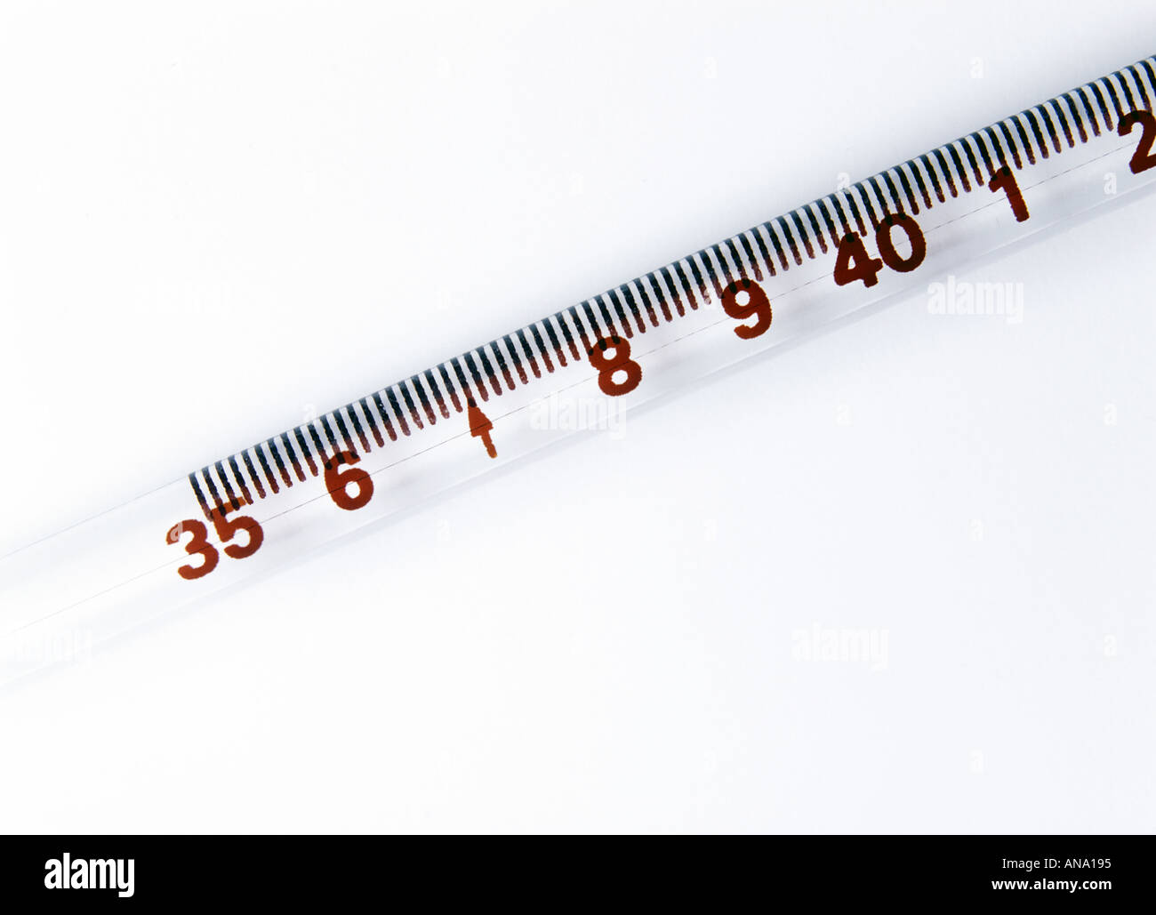 close up of clinical thermometer Stock Photo Alamy