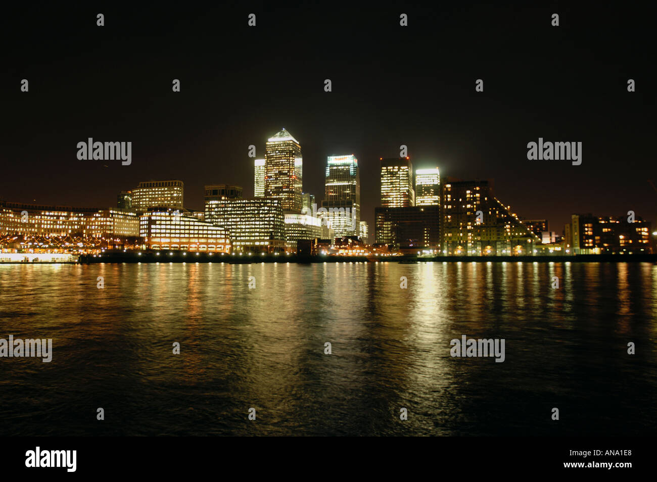 Canary Wharf financial district London England Stock Photo - Alamy