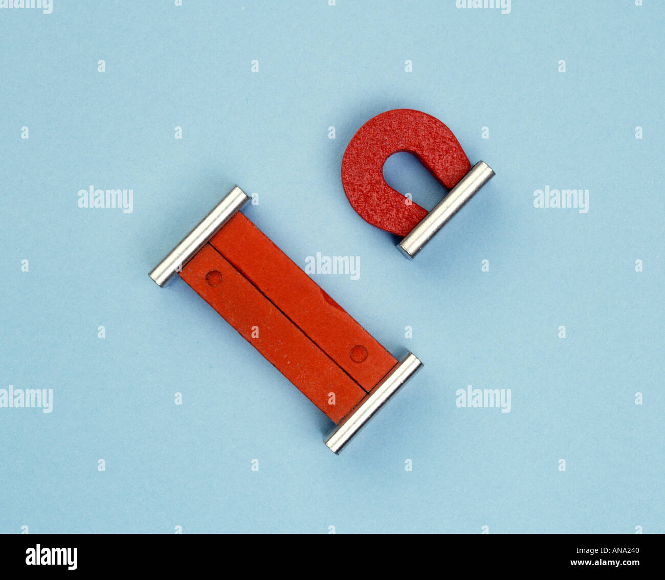 Bar magnet horseshoe magnet keepers hi-res stock photography and images -  Alamy