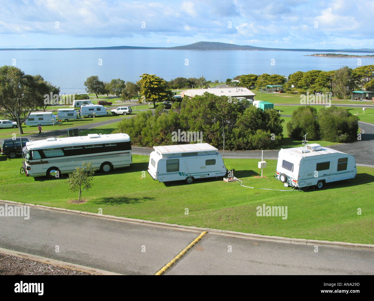 Kirton Point Caravan Park Port Lincoln South Australia Stock Photo Alamy