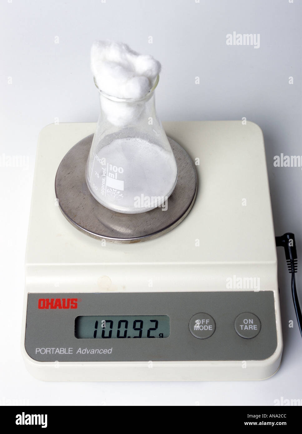 monitoring the change in weight as yeast generates carbon dioxide Stock ...