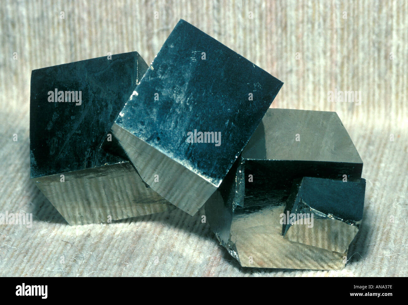 pyrite or fools gold iron sulphide Stock Photo