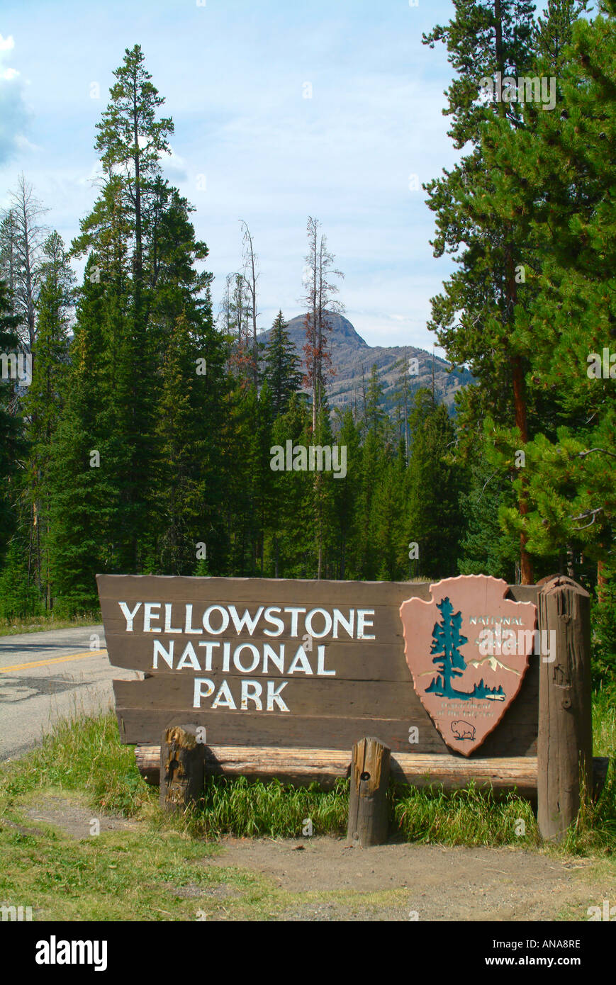 Yellowstone east entrance hi-res stock photography and images - Alamy