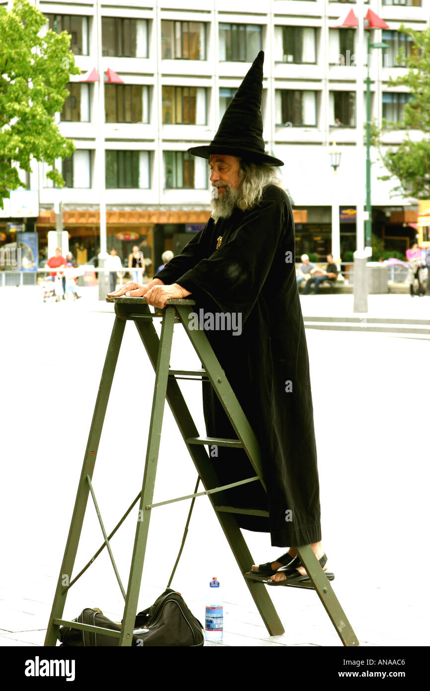 The Wizard at Christchurch Cathedral Square South Island New Zealand