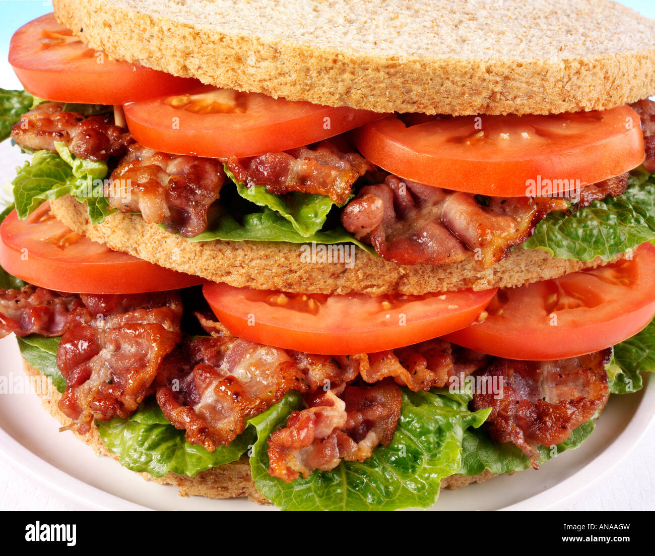 BACON LETTUCE AND TOMATO SANDWICH Stock Photo Alamy