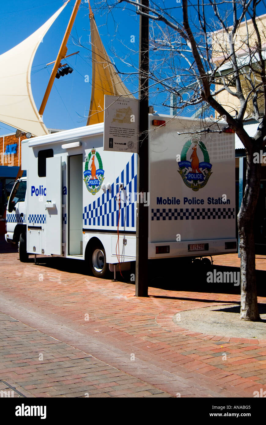Northern Territory Police Mobile Police Station in Alice Springs
