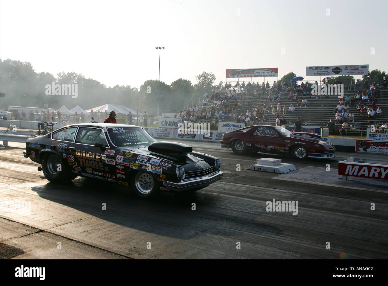 drag racing at Maryland international speedway Stock Photo Alamy