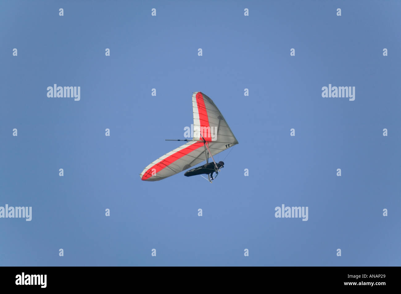 Hanggliding St Agnes Head nr St Agnes Cornwall Great Britain Stock Photo