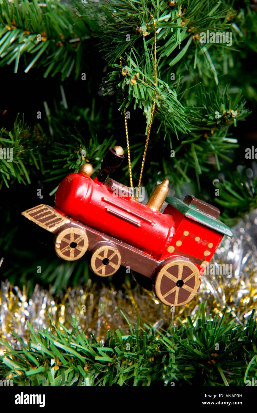 christmas tree train decoration