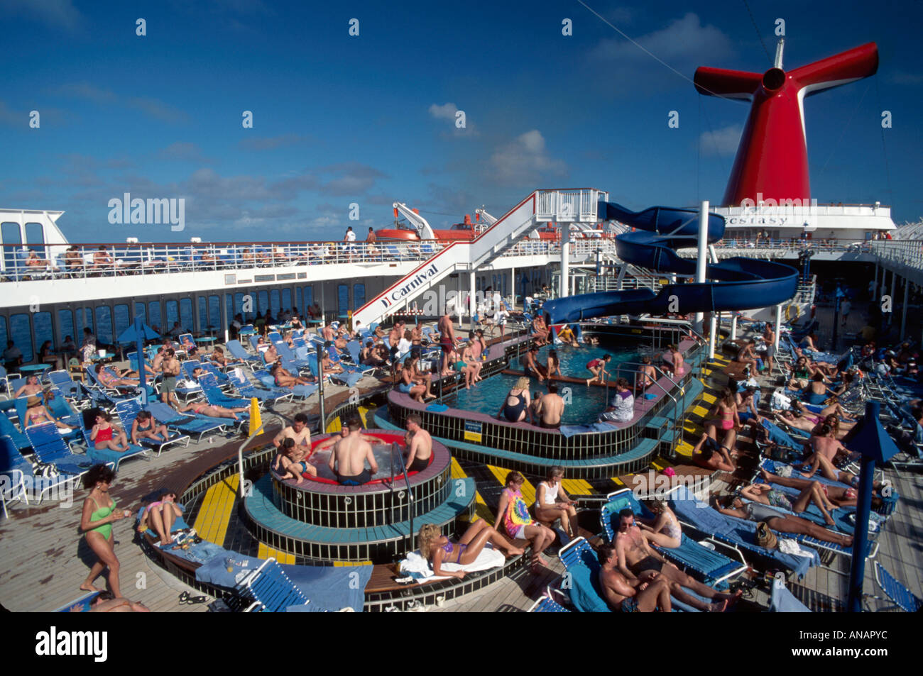 Miami Florida,Atlantic Ocean,water,Carnival Ecstasy cruise ship
