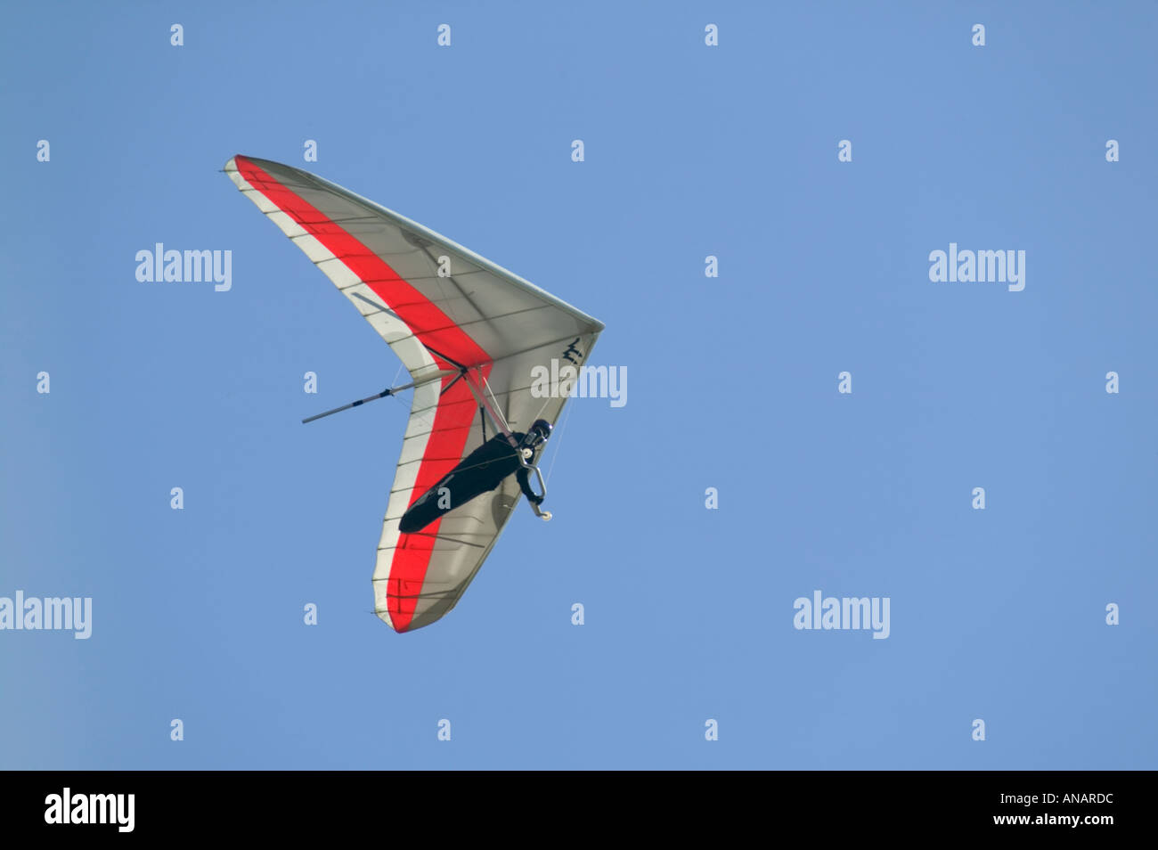 Hanggliding St Agnes Head nr St Agnes Cornwall Great Britain Stock Photo