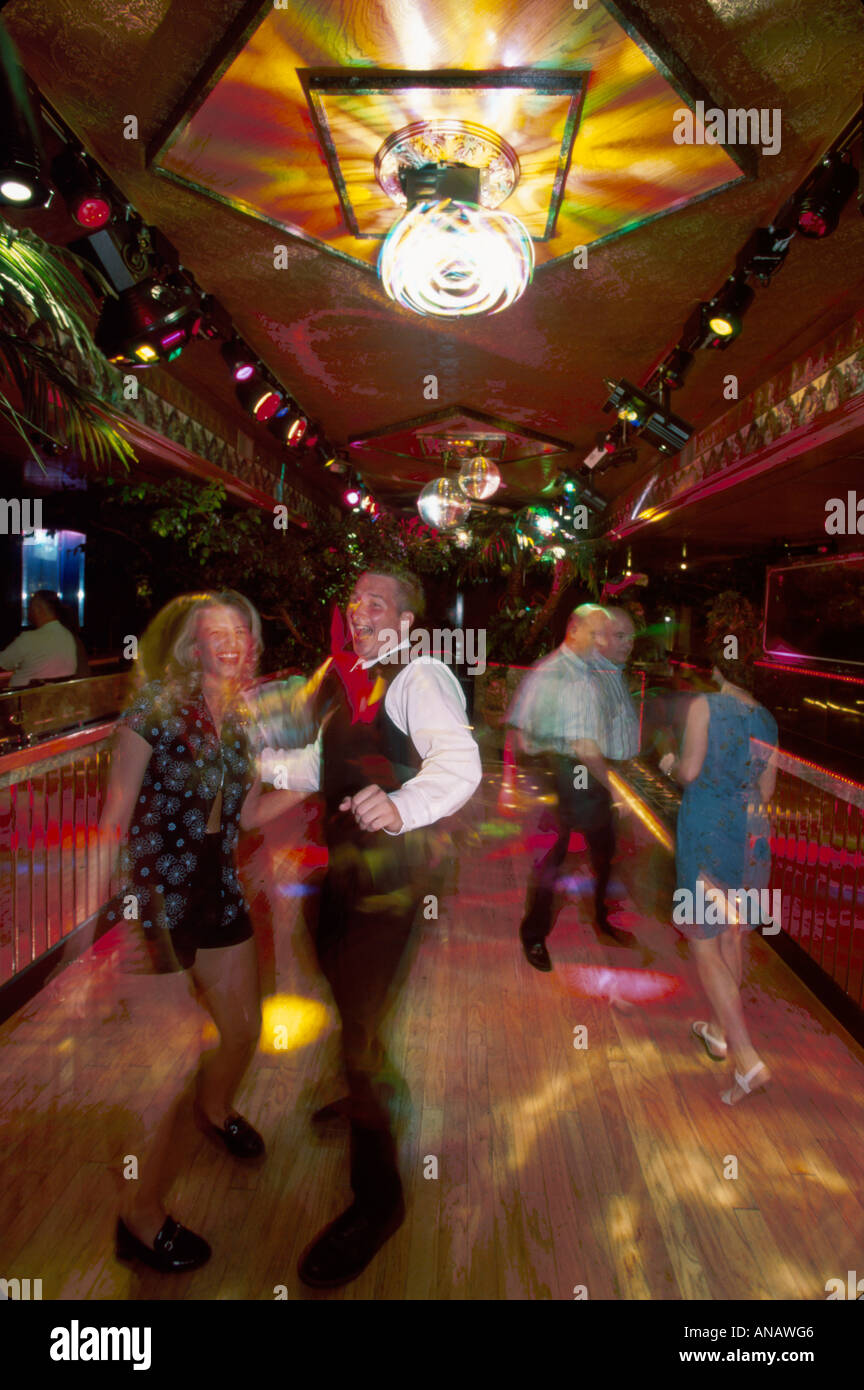 Ohio Sandusky Comfort Inn Disco Night Club Couple Dancing Lighting