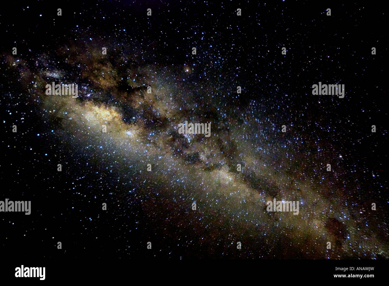 Our own galaxy the Milky Way, Tanzania, Lake Natron Stock Photo