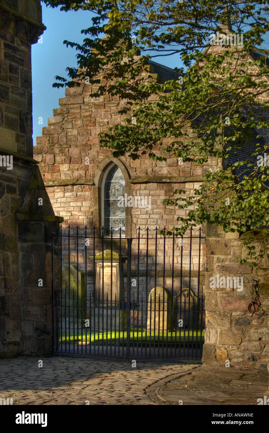 Duddingston village church Edinburgh Scotland Stock Photo