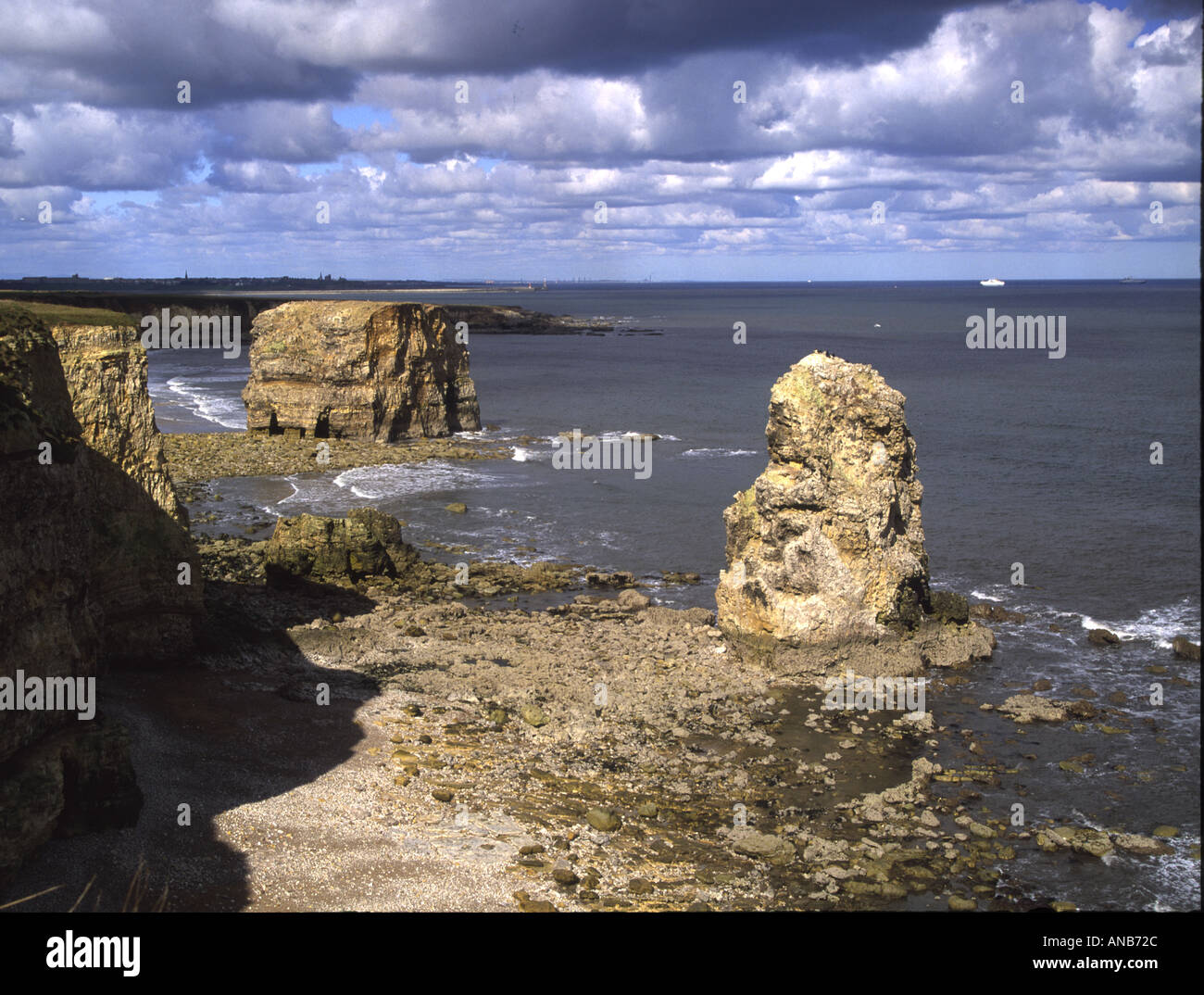 Marsden Rocks Marsden Bay South Shields Tyne and Wear Stock Photo Alamy