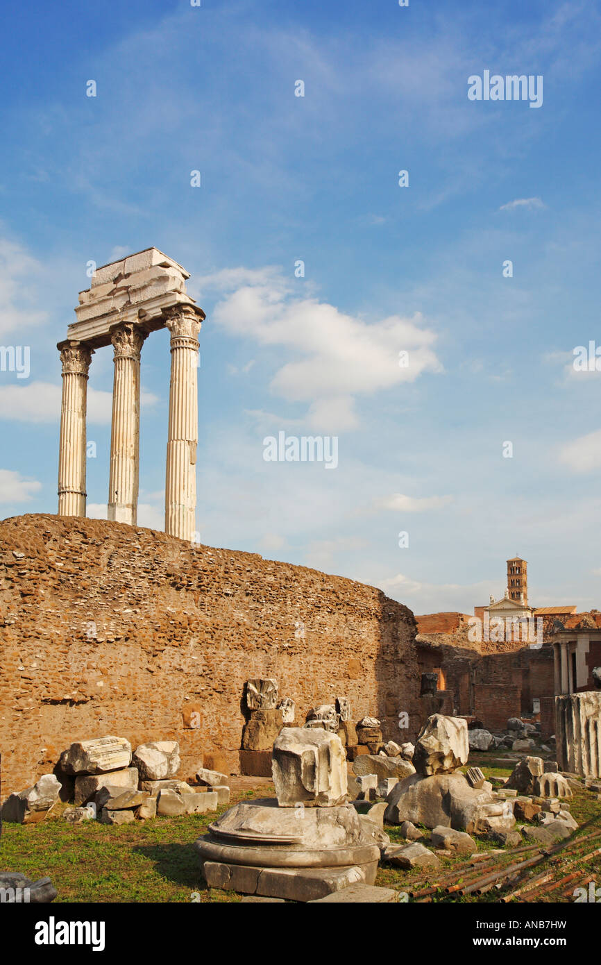 Ruins forum romanum in hi-res stock photography and images - Alamy