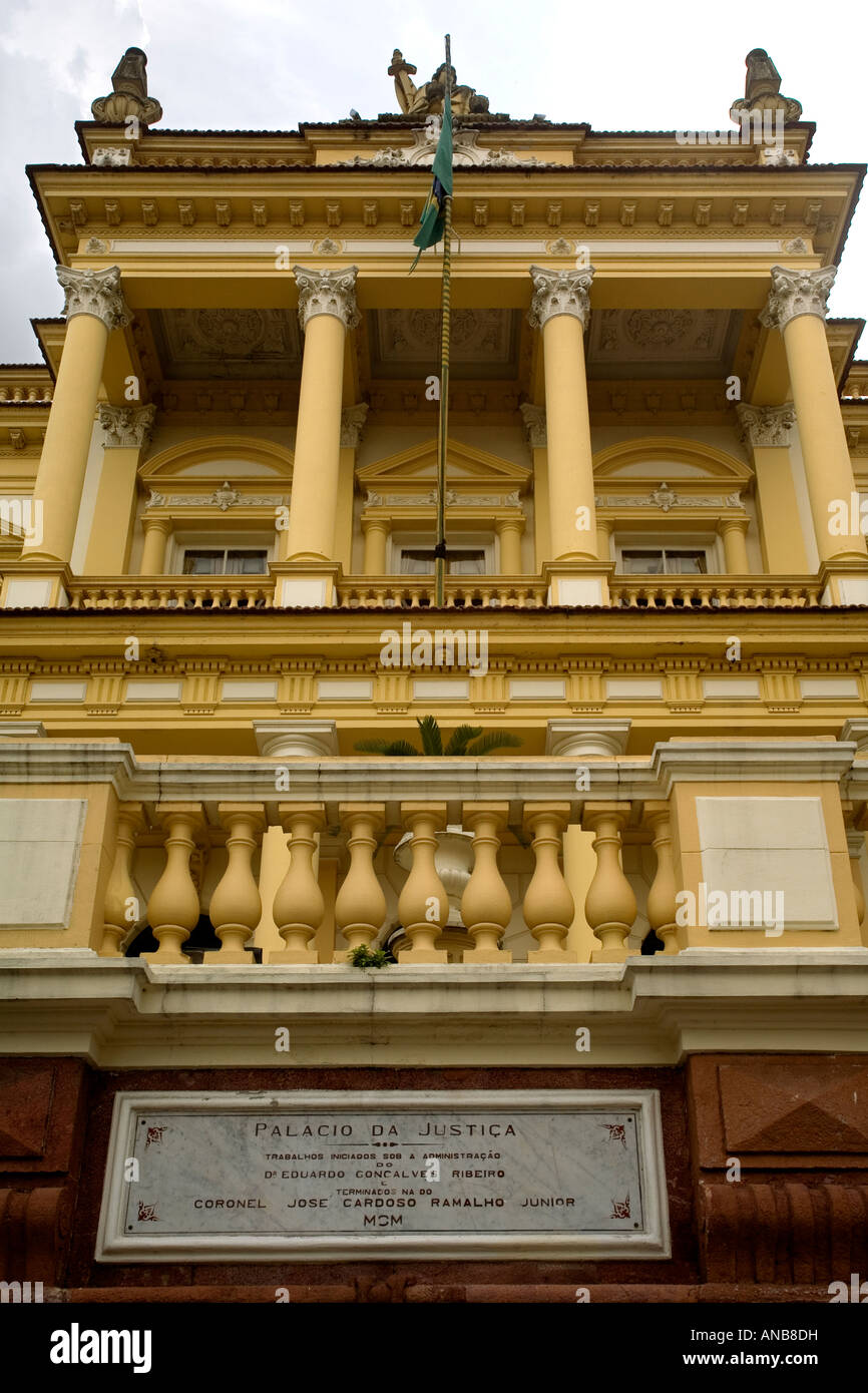 Brazil Amazonas Manaus palace of justice Stock Photo Alamy