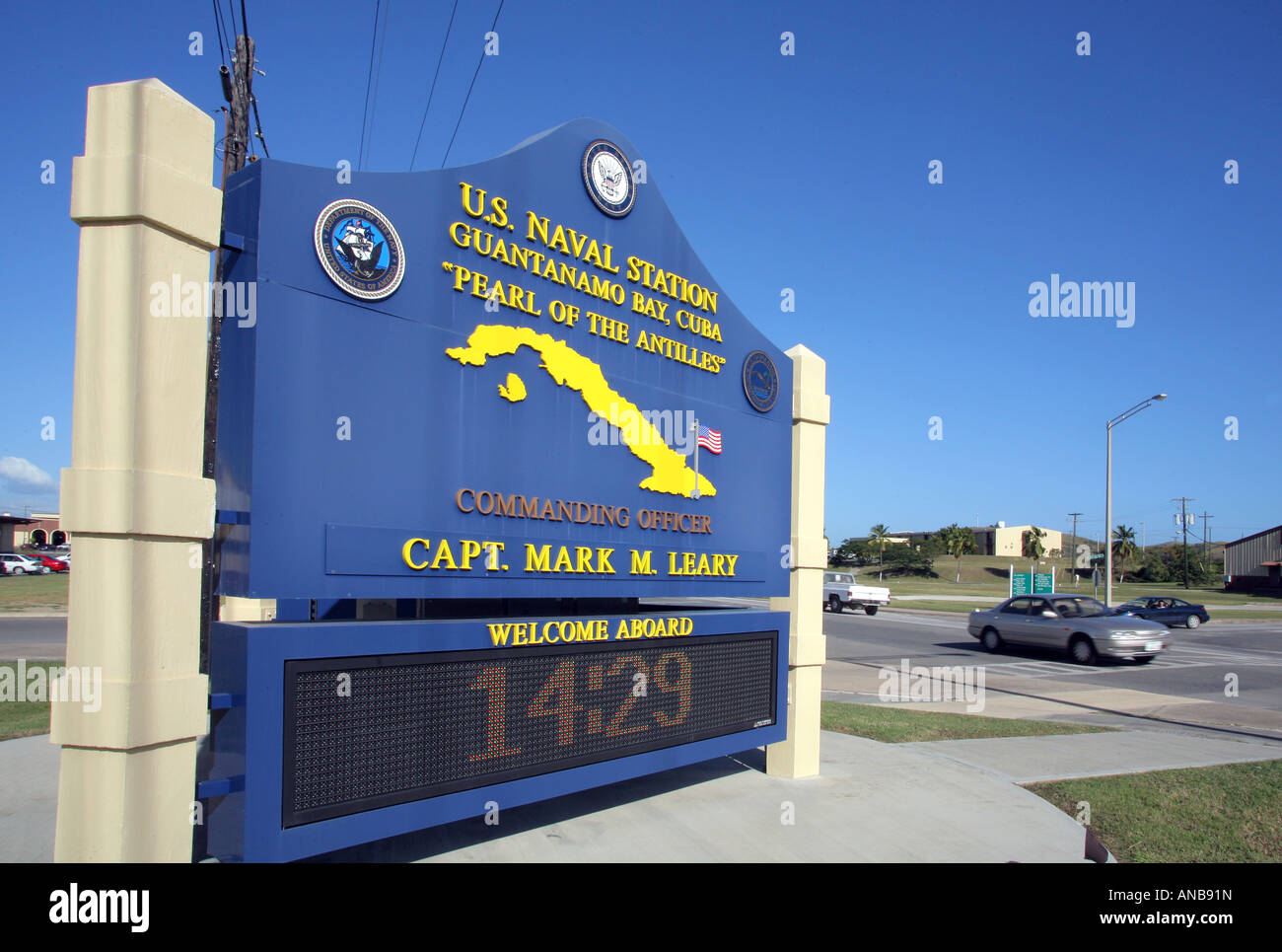 US Naval Station Guantanamo Bay, Cuba Stock Photo Alamy