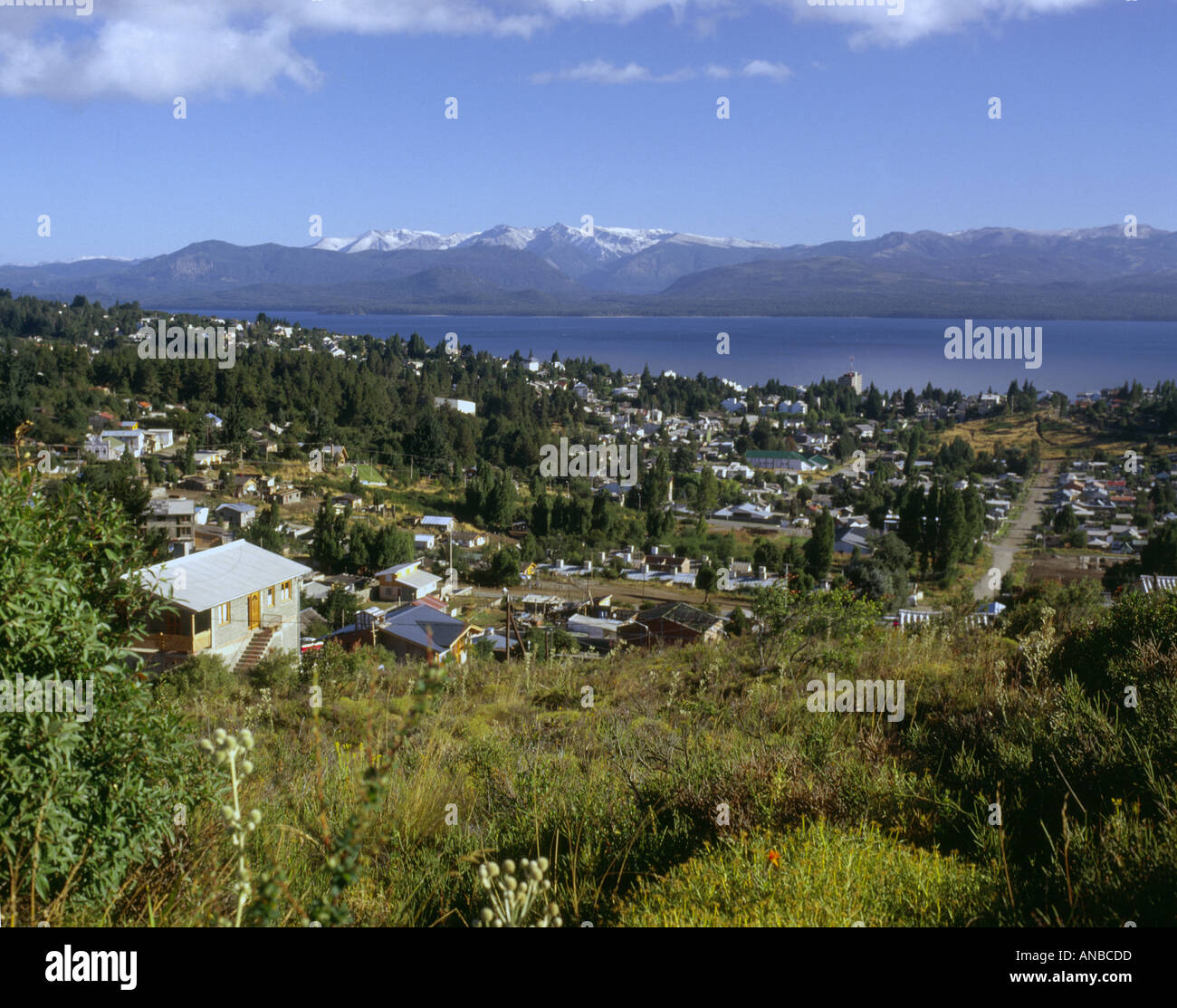 Argentina Bariloche on Lake Nahuel Huapi Stock Photo