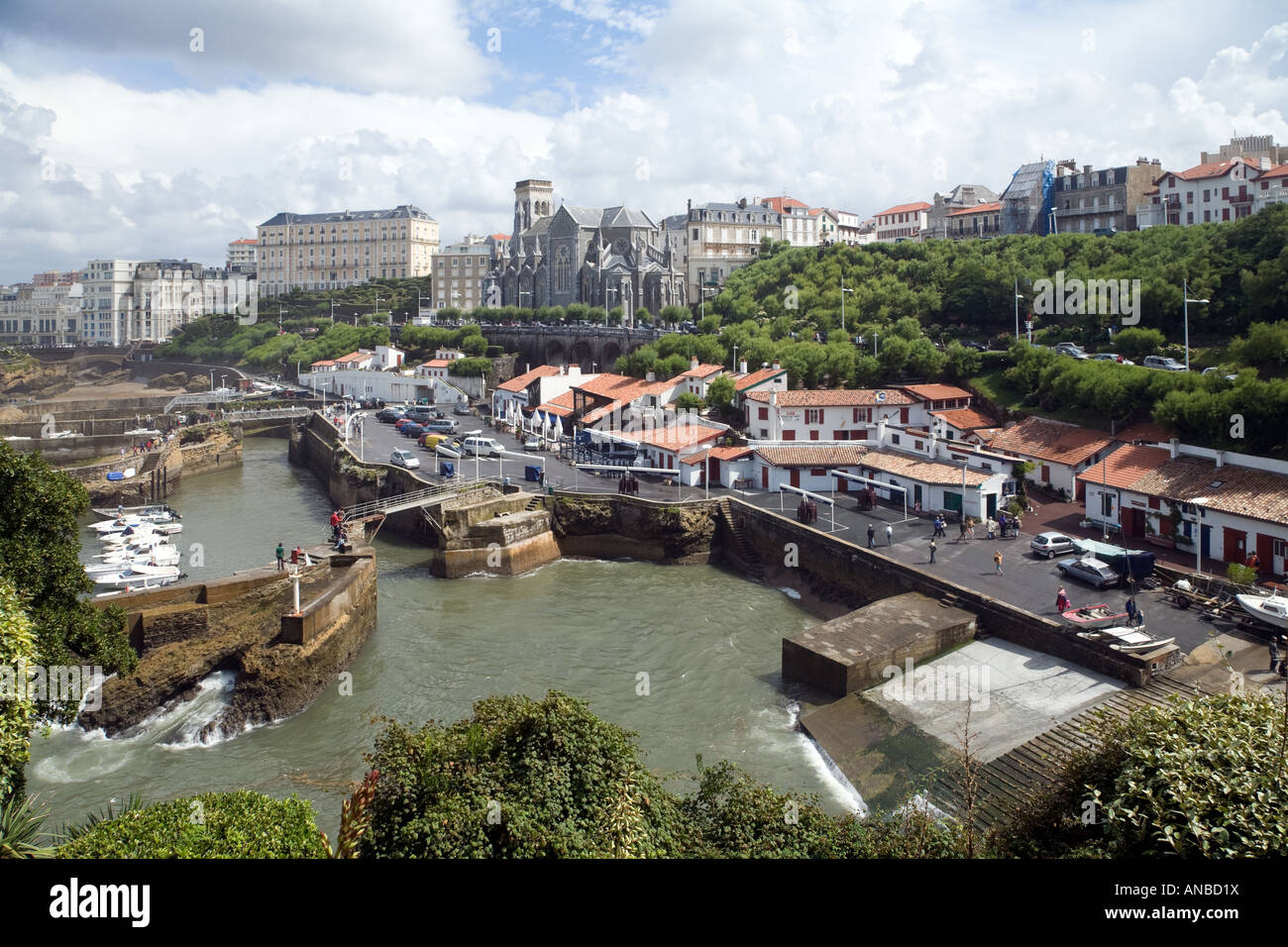 Atlantic coast at Biarritz France Stock Photo - Alamy