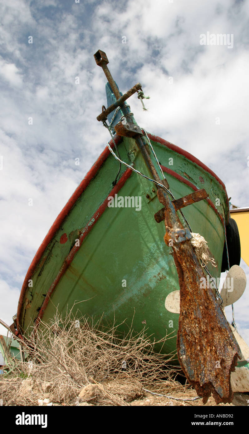 Rusting old fishing boat Stock Photo - Alamy