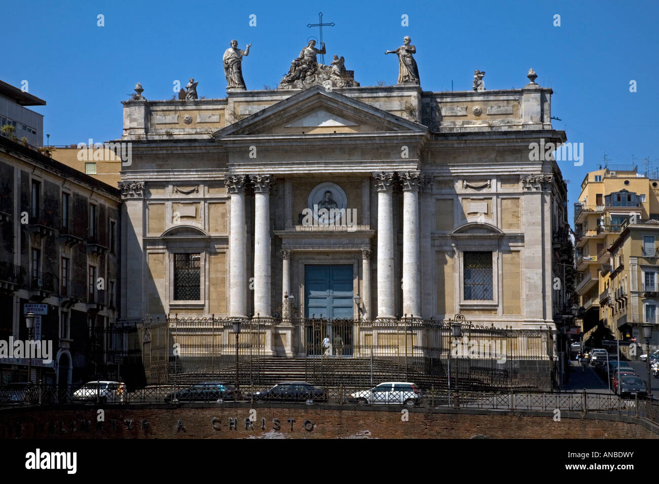 Chiesa di Sant Agata alla Fornace Piazza Stesicoro Catania Sicily Italy Stock Photo